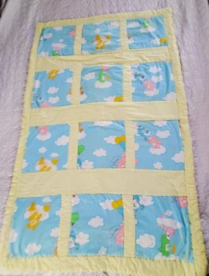 Edredón de colección Care Bear hecho a mano niño niña bebé manta edredón cuidadores Foto 1 de 4