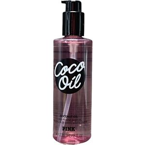 Victorias Secret Body Oil Coco Fragrance Glow Bath Shower Scented  PINK VS 8oz