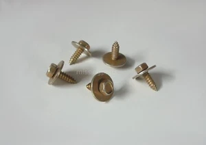 5x Kombi Blechschraube 6,3x19 gelb verzinkt von Würth Oldtimer Kotflügel - Bild 1 von 2