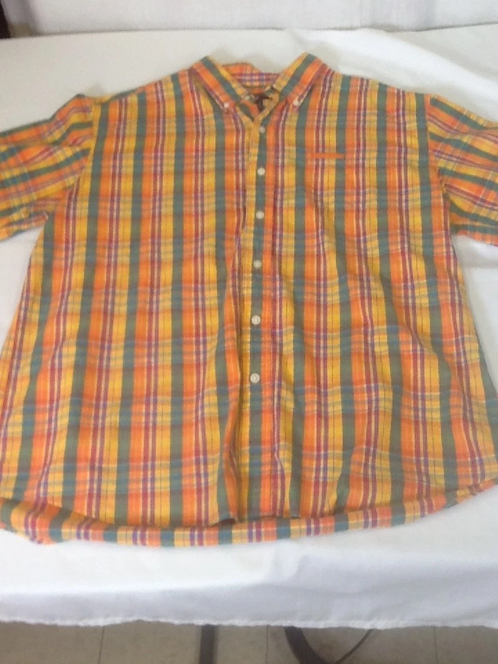 St79 Us Polo Assn. Camisa de vestir de franela manga corta XL Foto 1 de 4