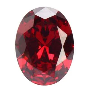 Pietra preziosa sfusa taglio ovale rosso 12 x 16 mm 13,89 ct diamante fai da te gioielli artigianato decorativo - Foto 1 di 6