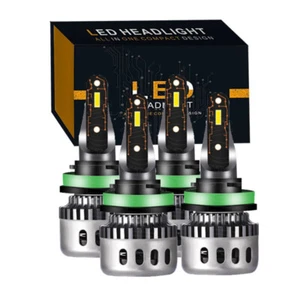 For 2022 2023 Silverado 1500 2500 WT Custom Trail Boss Combo LED Headlight Bulbs - Picture 1 of 12