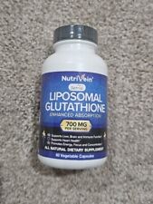 Nutrivein Liposomal Glutathione Setria 700mg - 60 Capsules - Master Liver Detox 