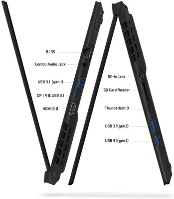 BROKEN AS-IS GIGABYTE 15.6" UHD i7-9750H 16  RTX 2060 FPR AERO 15 OLED - Image 1 of 4