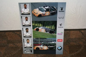 2008 Playboy Racing BMW Daytona Prototype Grand Am RSCS Koni Challenge Hero Card - Picture 1 of 1