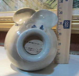 Vintage Marshall Keramik SCHWEIN handgedrechselt Krug geformt Sparschwein Korken Nase mit Etikett - Bild 1 von 11