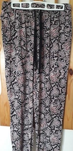 Primark Paisley Viscose Pants US 8; UK/ IRL 12; EUR 40 - Picture 1 of 8