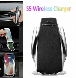 CARICABATTERIA AUTO WIFI WIRELESS SUPPORTO CELLULARE RICARICA VELOCE AUTOMATICO - Foto 1 di 4