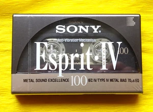 1x SONY ESPRIT IV 100 METAL Cassette Tape 1992 + OVP + SEALED ++ FRANCE ++ - Picture 1 of 3