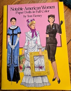 1989 - Bemerkenswerte amerikanische Frauen - 16 Papierpuppen - jede mit 2 Outfits - Tom Tierney - UNGESCHNITTEN - Bild 1 von 12