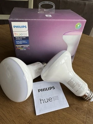 Two (2) Philips Hue White and Color Ambiance 9 Watt LED Bulbs (468942) - Image 1 of 2