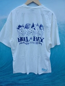 Stussy XXL 2025 Herren T-Shirt weiß Heal The Bay 40 Pigment gefärbt #0762 - Bild 1 von 3