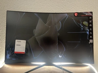 MSI 3CA9 G27C4X Black 27 Inch 1920 x 1080 HDMI Curved Gaming Monitor - Image 1 of 4