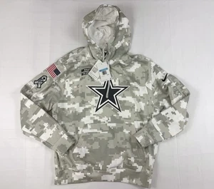 Nike AUTHENTIC Dallas Cowboys Salute To Service Hoodie Herren M grau Tarnmuster NFL - Bild 1 von 6