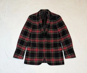 NWT J Crew Mens Thompson Blazer Sz 38R Stewart Tartan Plaid Wool 2 Button Jacket - Picture 1 of 11