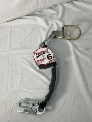 Rebel 3101116 Protecta 6' Self-Retracting Lifeline Fall Protection Device. Foto 1 de 3