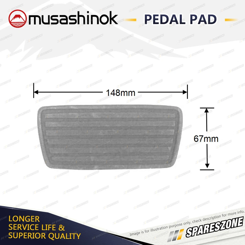 Brake Pedal Pad for Honda Accord CA CB CD CG CE Legend KA Odyssey Prelude Auto - image 1 of 2