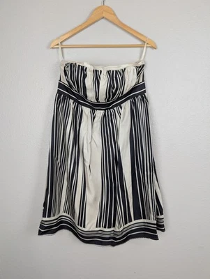 Corey Lynn Calter Dress Size 14 Empire Waist Strapless Silk Blend Pockets 222 - Image 1 of 4