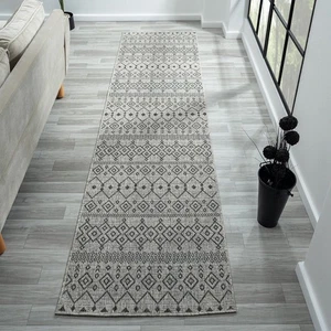 Alfresco 423 Lava Grey Runner Rug - Refined Hallway Rug - Picture 1 of 10