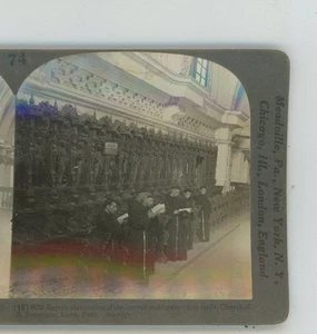 Kirche San Francisco Lima Peru Keystone Stereoview - Bild 1 von 2