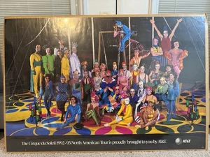 RARE!! 1993 CIRQUE DU SOLEIL NORTH AMERICA TOUR POSTER 36X24 - Picture 1 of 6