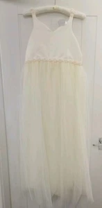 BHS Ivory Bridesmaid Dress Age 12 - Picture 1 of 12