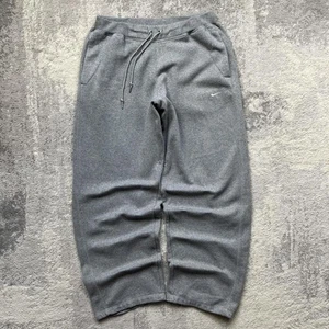 Vintage Grey Nike Sweatpants Large Mens Baggy Y2K 00s Straight Leg - Picture 1 of 7