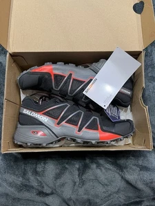 Salomon Speedcross Vario 2 Womens Running Trainers UK 6.5 Brand new Black red - Picture 1 of 7