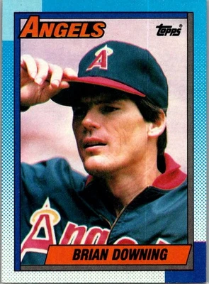 1990 Topps Brian Downing #635 California Angels Foto 1 de 2