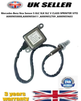 Mercedes-Benz Nox Sensor S GLC SLK SLC V CLASSE SPRINTER VITO A0009050008 UKStock - Immagine 1 di 2
