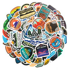 100 Assorted National Park Stickers, no duplicates FREE SHIPPING! 