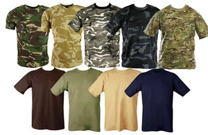 Kombat MENS MILITARY CAMOUFLAGE CAMO T SHIRT ARMY COMBAT - Picture 1 of 7