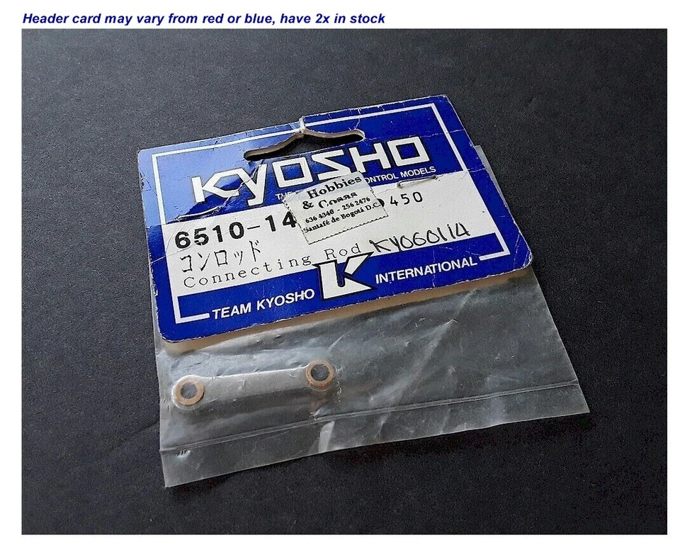 Vintage RC Car Kyosho 6510-14 Connecting Rod for GS11X Engine Blizzard +others - Image 1 of 1