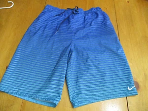 Nike Swim Shorts Mens Size Medium Mesh Lining and pockets Blue swim trunks - Picture 1 of 7
