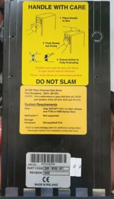 Netapp 36F DISK-3610G-NP1 36 GB Fibre Channel Hard Disk Drive, Ireland. - Image 1 of 4