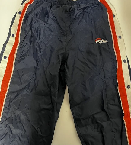 Denver Broncos Vintage Pants Game Day Tracksuit Pants Size XL Turbo Zone Fun Cover