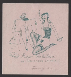19)Nr.051,EXLIBRIS,Ex Libris, Bookplate, Michel Fingesten, Erotik / erotic - Bild 1 von 1