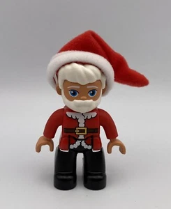 Lego Duplo Building Block Toy Figure Replacement SANTA w/Hat - Picture 1 of 2