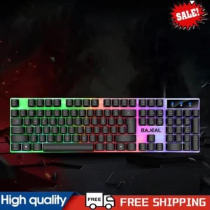 Wired USB Keyboard 98 Keys Backlit Keyboard Gaming Keyboard for Computer Laptop - Picture 1 of 17