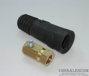250A-400A European welding cable sockets rapid connector 35-70mm2 - Picture 1 of 3