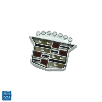 1970-90 Cadillac крыши герб эмблема 1-1/4» высотой x 1-7/16» заменяет GM 20248001 - Изображение 1 из 2