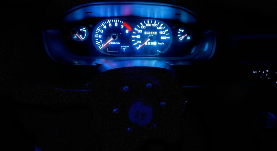 white cluster LED bulbs for Nissan 240sx s14 1995-1999 - Image 1 of 1