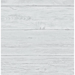 Lt. Blue / Aqua Ship Lap on Paste the Wall Wallpaper 2701-22325 - Picture 1 of 2