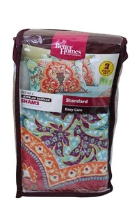 Better Homes and Gardens Jeweled Damask Sham Set in Package Shams 93157 - Picture 1 of 3