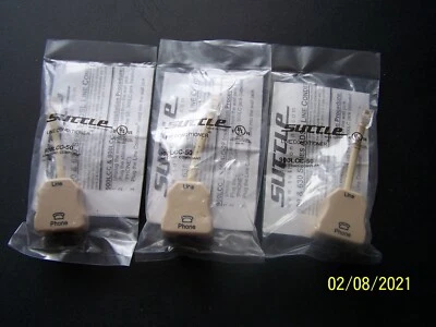 3 DSL Phone Line Noise Filter Adapters for DSL Modem Router Fax ADSL VDSL Router - Image 1 of 3