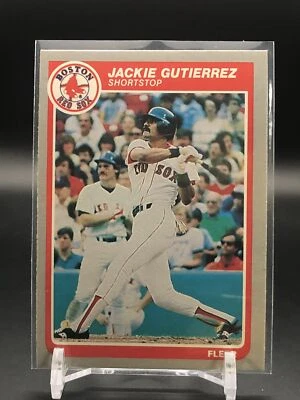 1985 Fleer #160 Jackie Gutierrez - Image 1 of 2