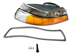 Blinkleuchte Blinker Metall  links mit schwarzen Rand für Porsche 911 F-Mod. - Picture 1 of 5