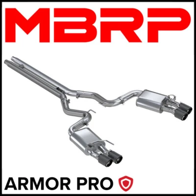 MBRP Armor Lite 3" Cat-Back Exhaust System fits 2018-2023 Ford Mustang GT 5.0L - Image 1 of 4