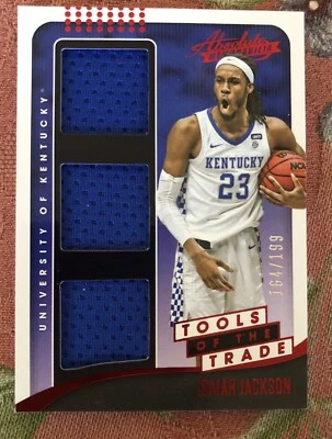 2021-22 Panini Chronicles Draft Picks Red /199 Isaiah Jackson #ATT-IJ Rookie RC - Image 1 of 3