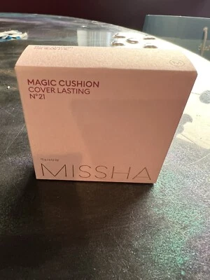 MISSHA Magic Cushion Cover Lasting SPF50+/PA+++ No.21 Light Beige. Foundation - Image 1 of 3